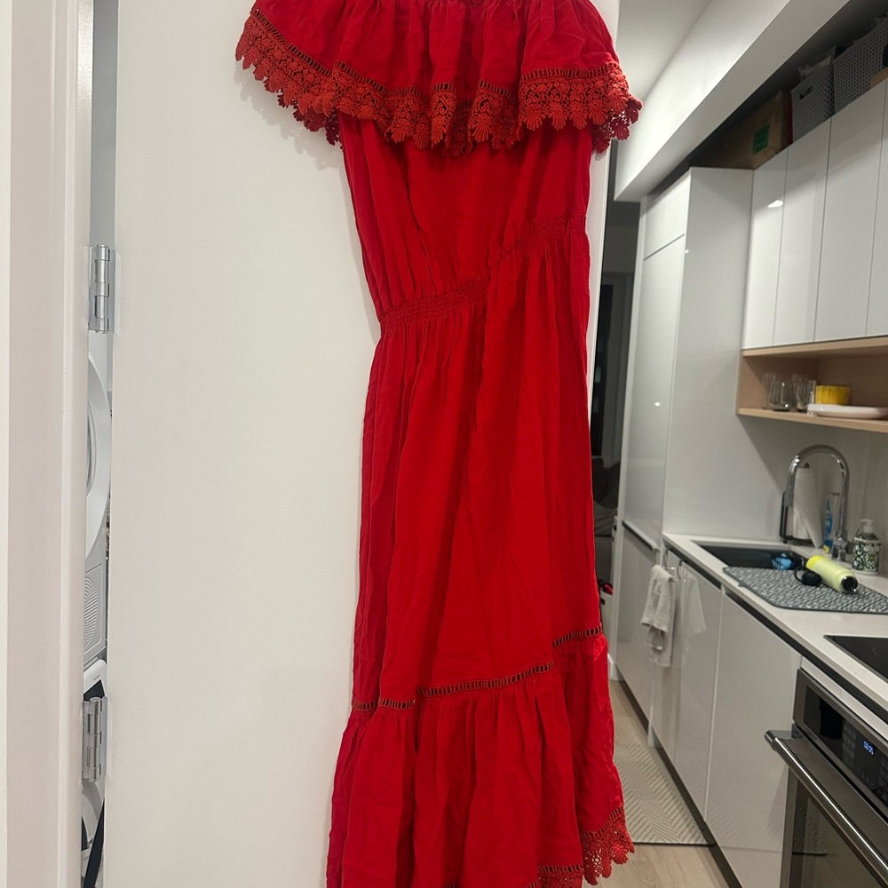 Melissa Odabash Vibrant Red Garment